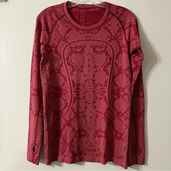 Lululemon Swiftly Tech Long Sleeve Crew Heathered - Picture 1 of 7